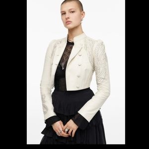 BNWT! ZARA Limited Edition genuine Leather Jacket